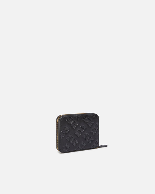Square wallet in Monogram imprinted leather