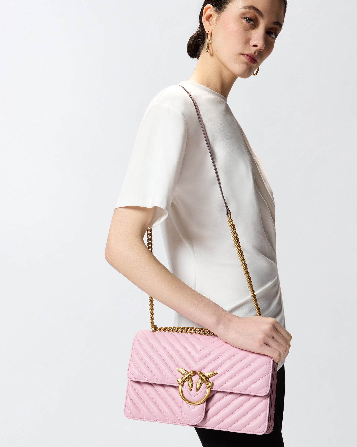 Medium shoulder bag Love Bag One Chevron