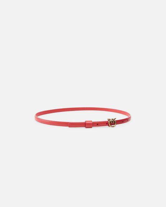 Thin belt with Love Birds buckle, 1cm