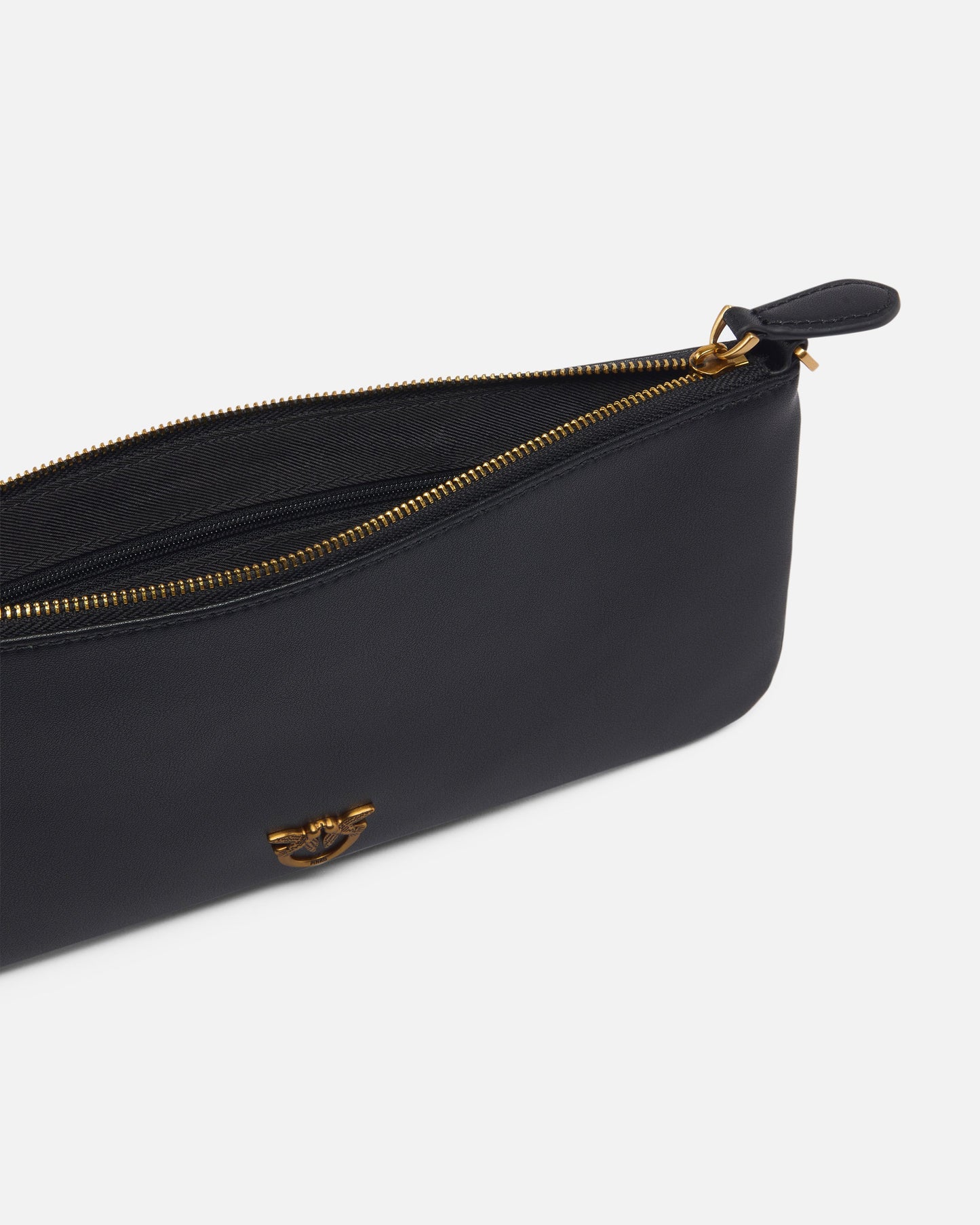 Horizontal Flat Bag in leather