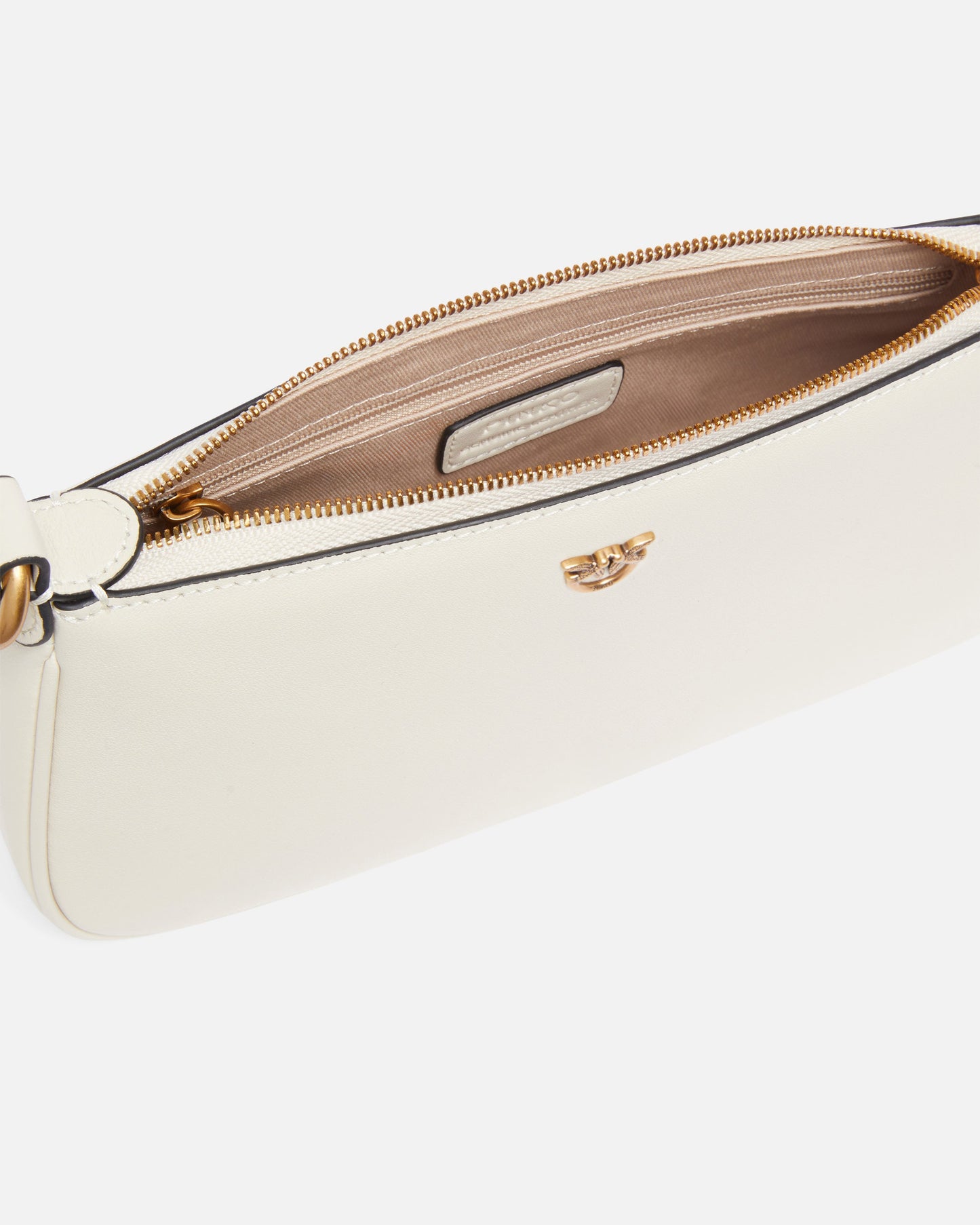 Leather Mini Half Moon crossbody bag