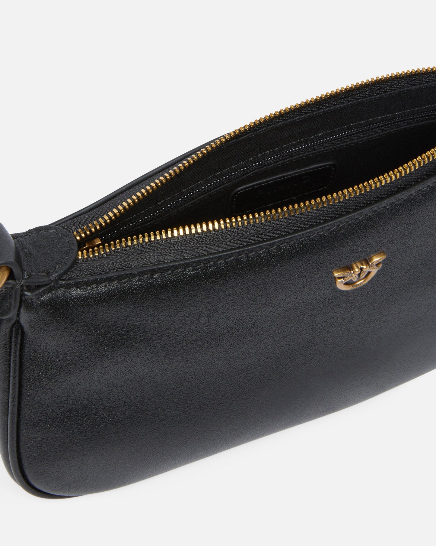 Leather Mini Half Moon crossbody bag
