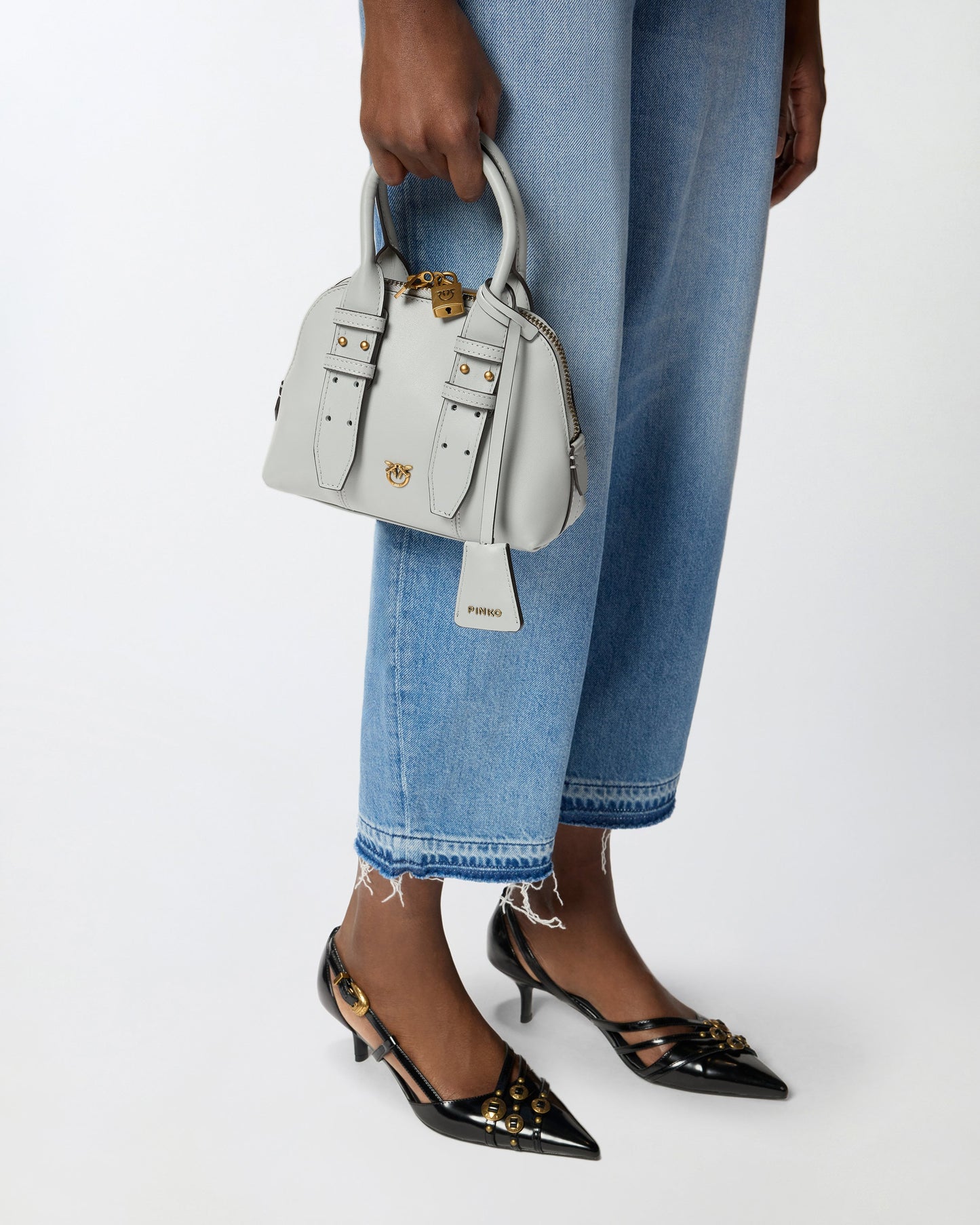 Leather Mini Escape Bag bowling bag