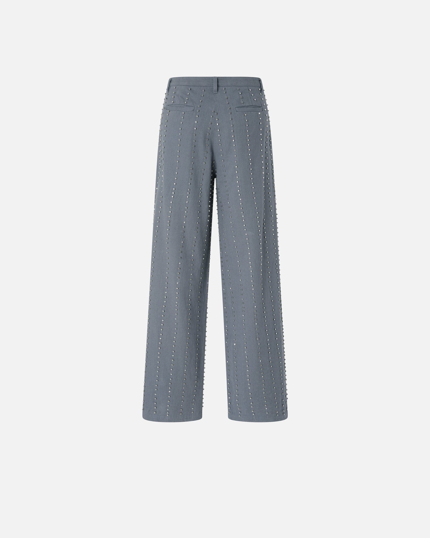 Trousers with jewel stripes