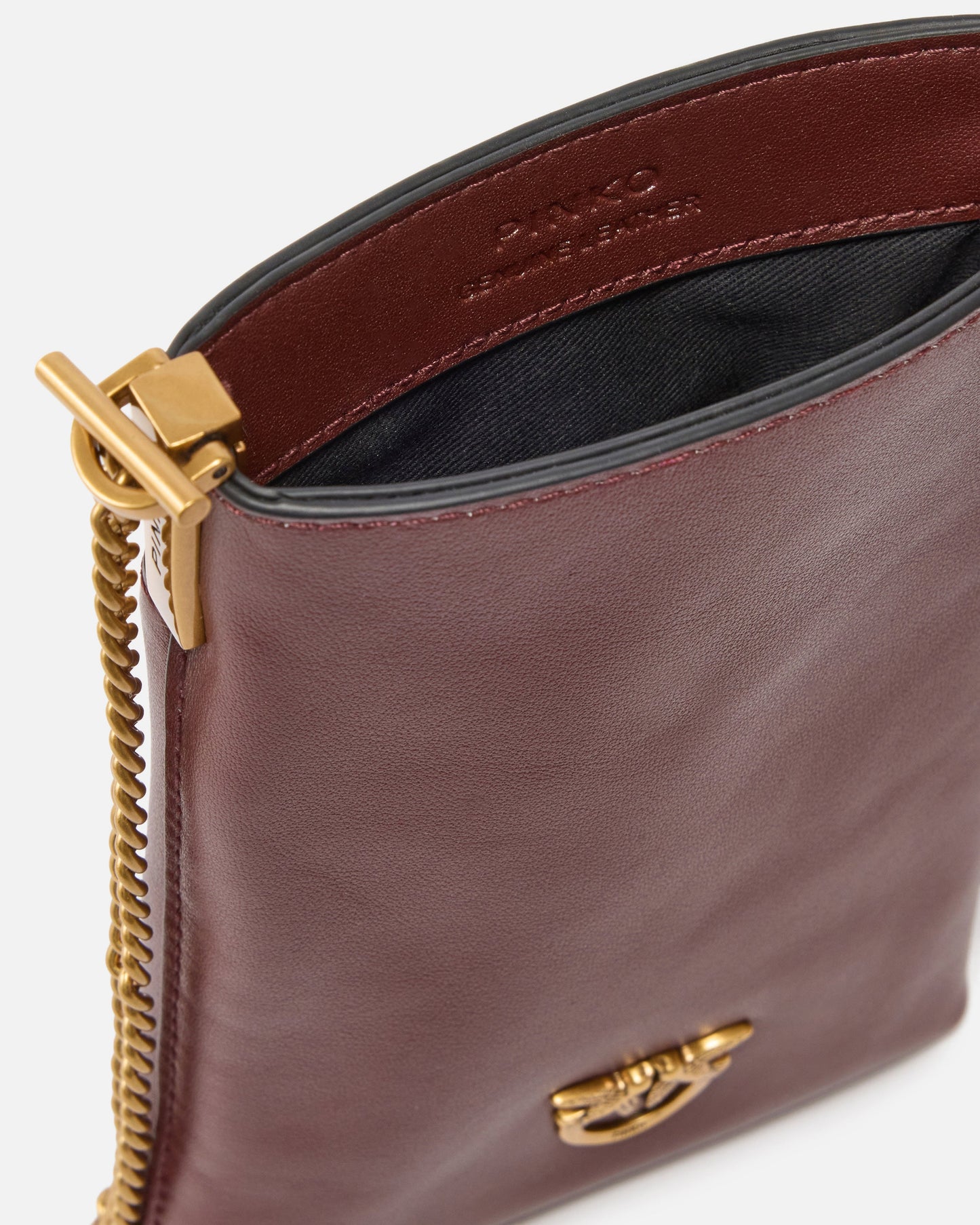 Leather smartphone case with shoulder strap