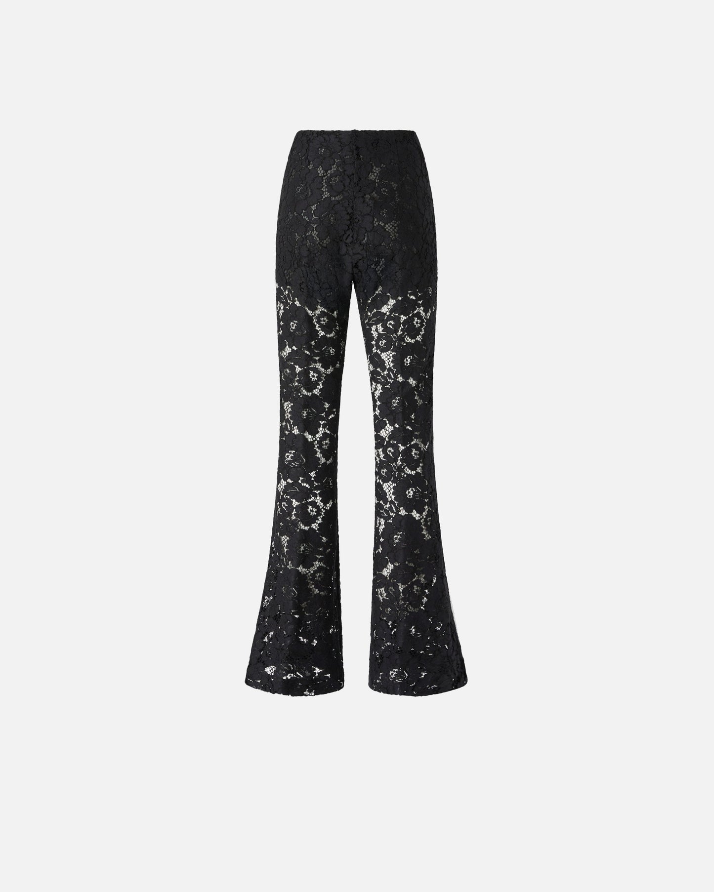Flared lace trousers