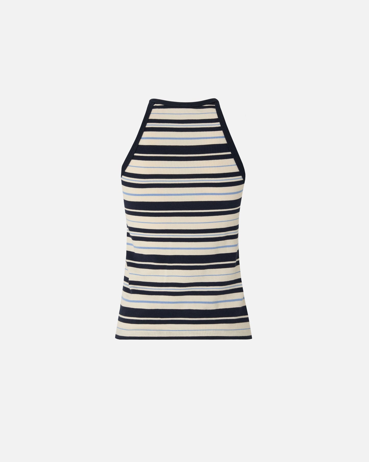 Ribbed vest top with logo
