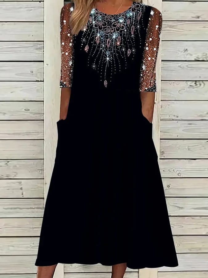 Damen Freizeitkleid mit Print