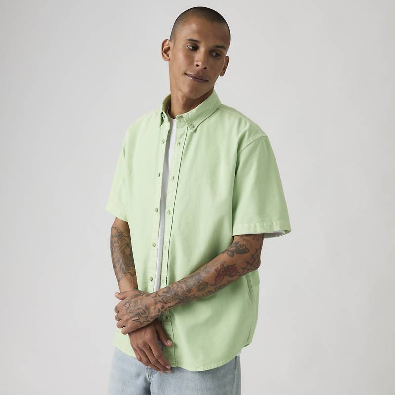 Short Sleeve Authentic Button-down Shirt