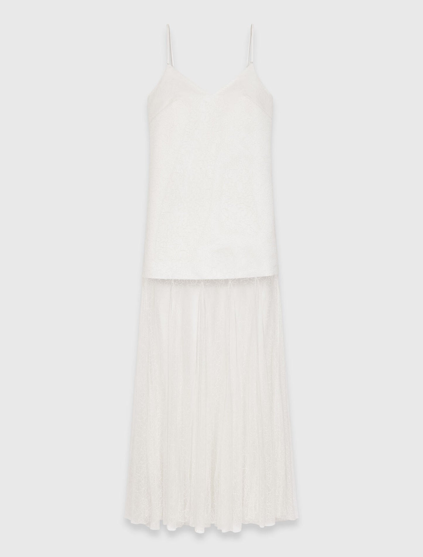 Taffeta and lace dress