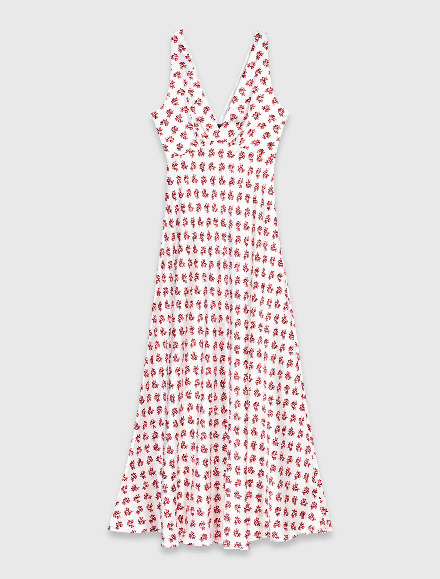 Patterned silk dress