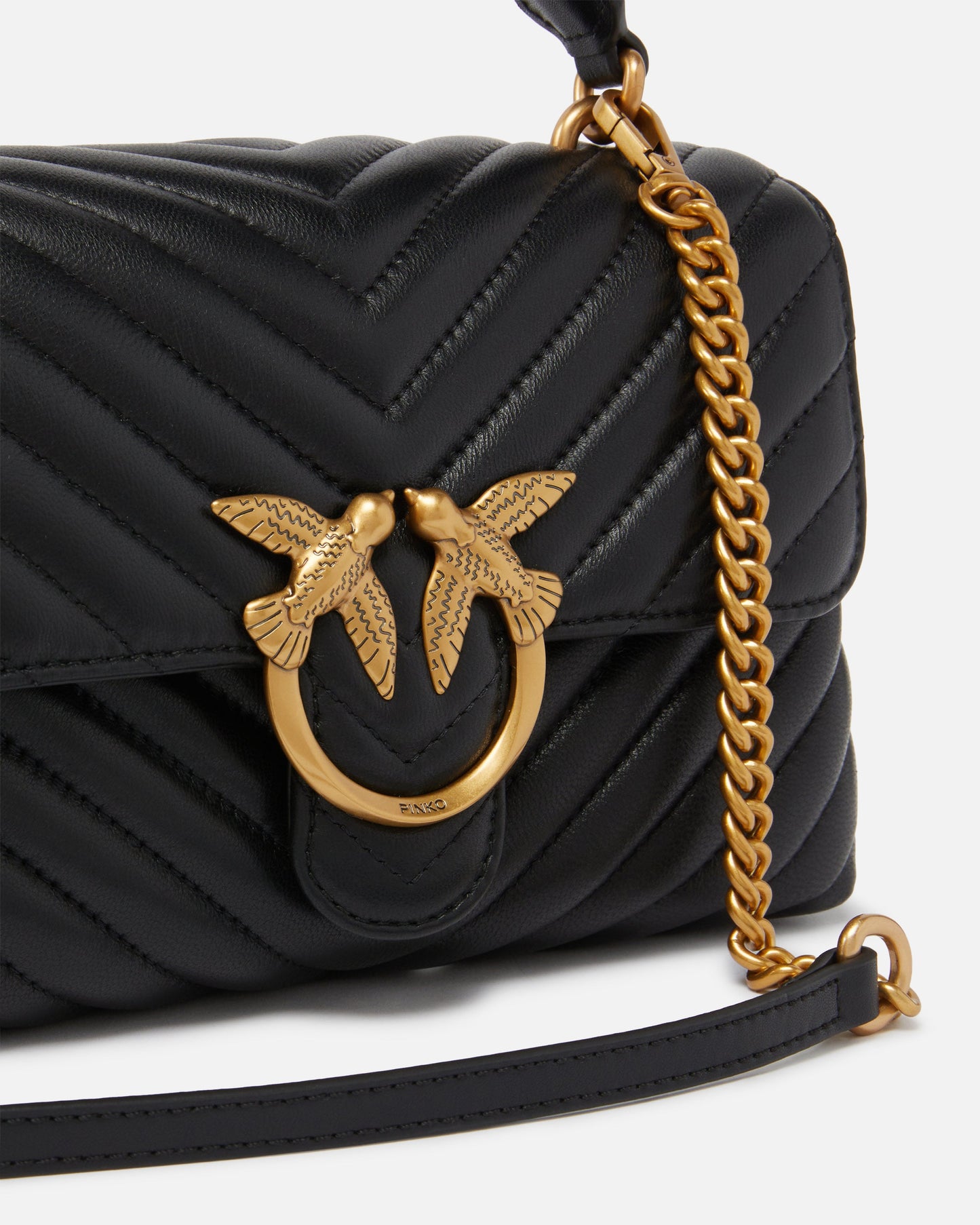 Mini handbag Lady Love Bag Puff Chevron