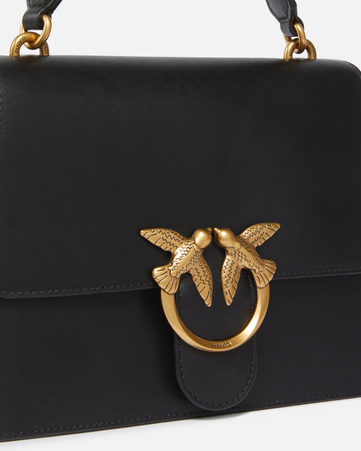 Medium handbag Love Bag Top Handle in leather