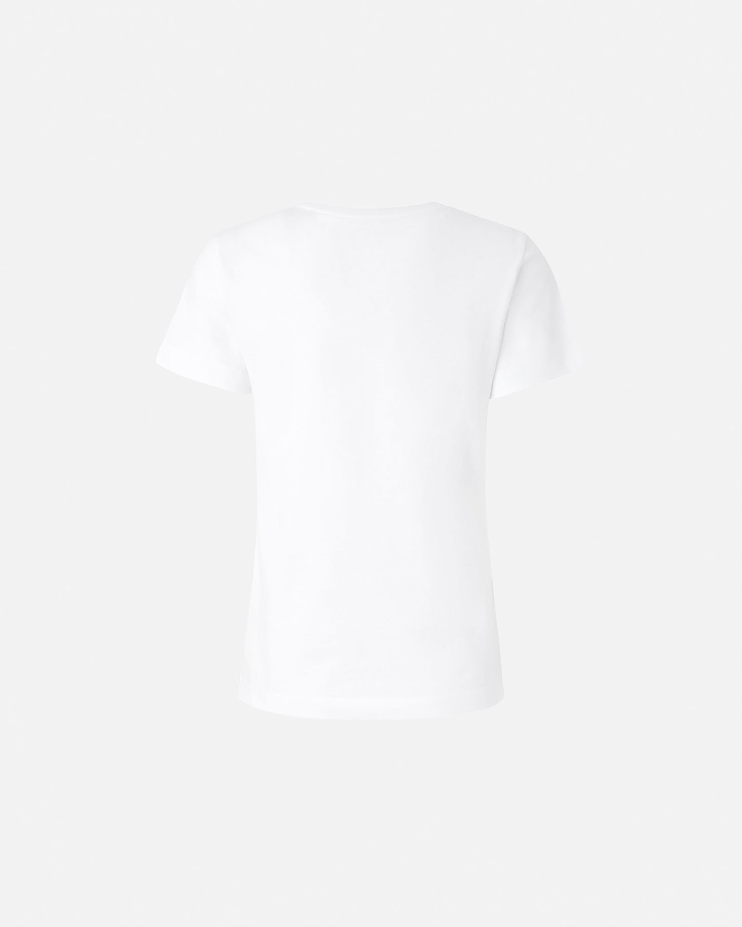 Short-sleeved T-shirt with embroidered logo