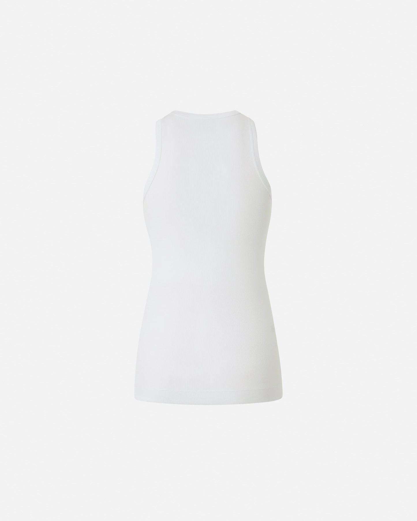 Ribbed vest top with birds logo