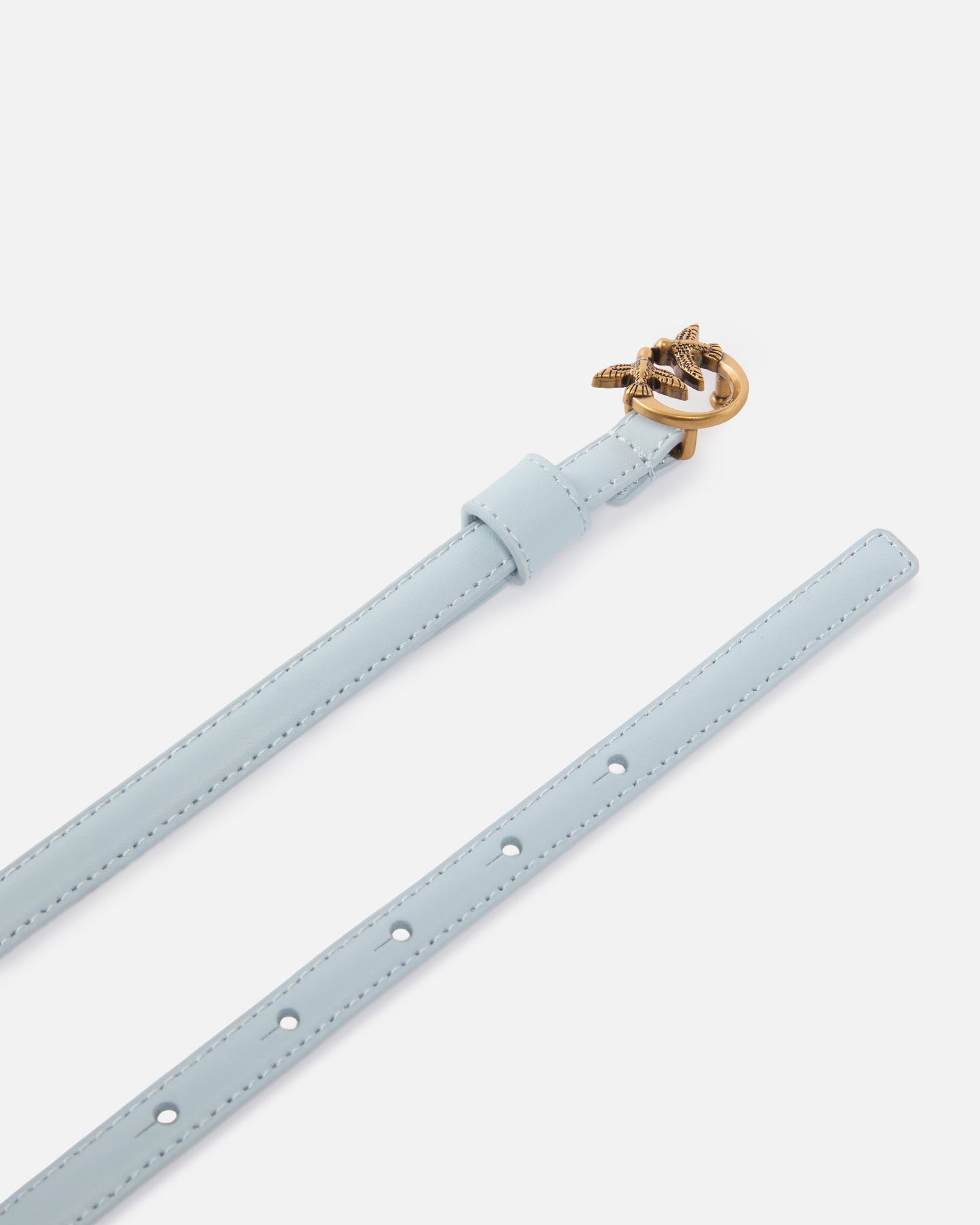 Thin belt with Love Birds buckle, 1cm