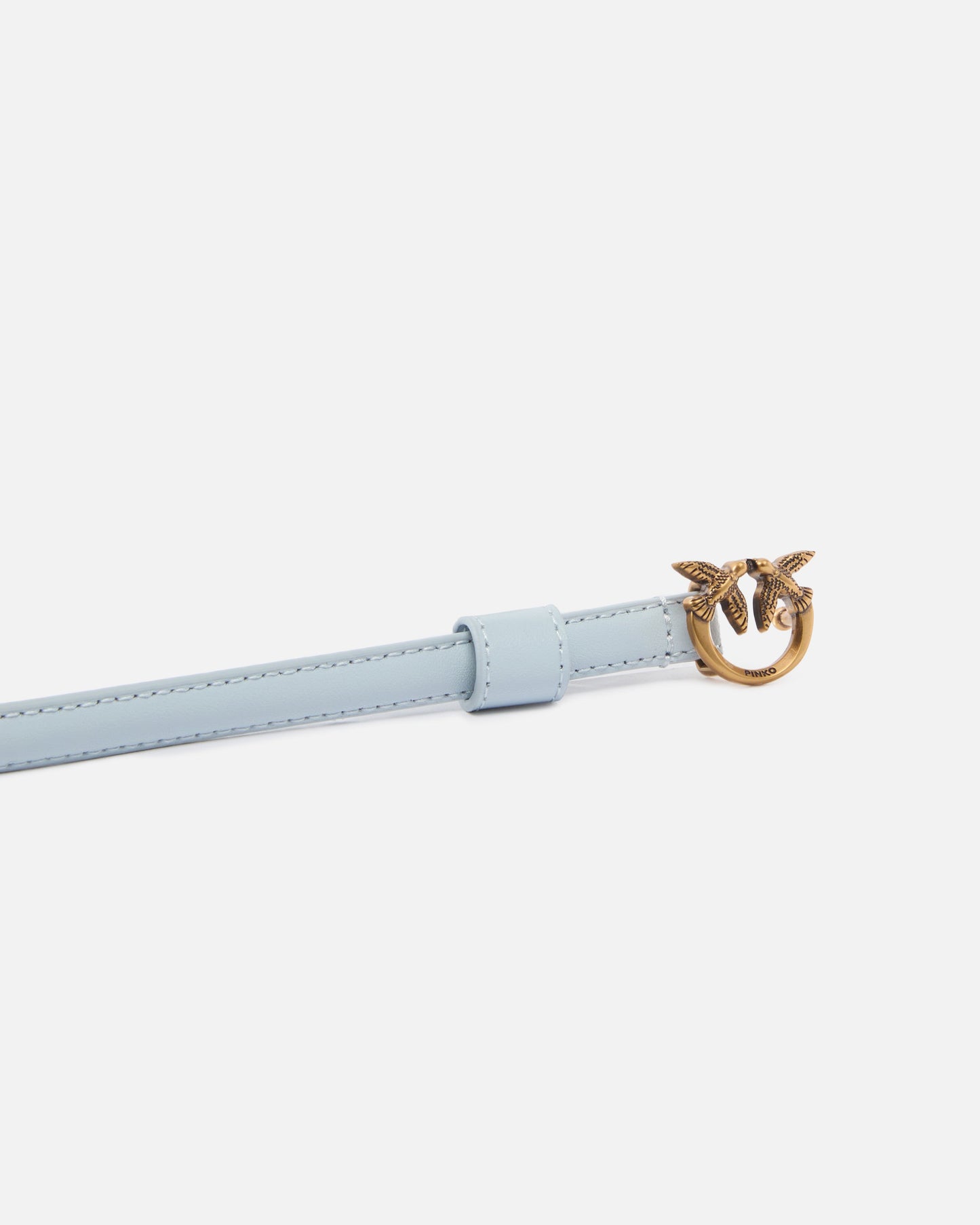 Thin belt with Love Birds buckle, 1cm