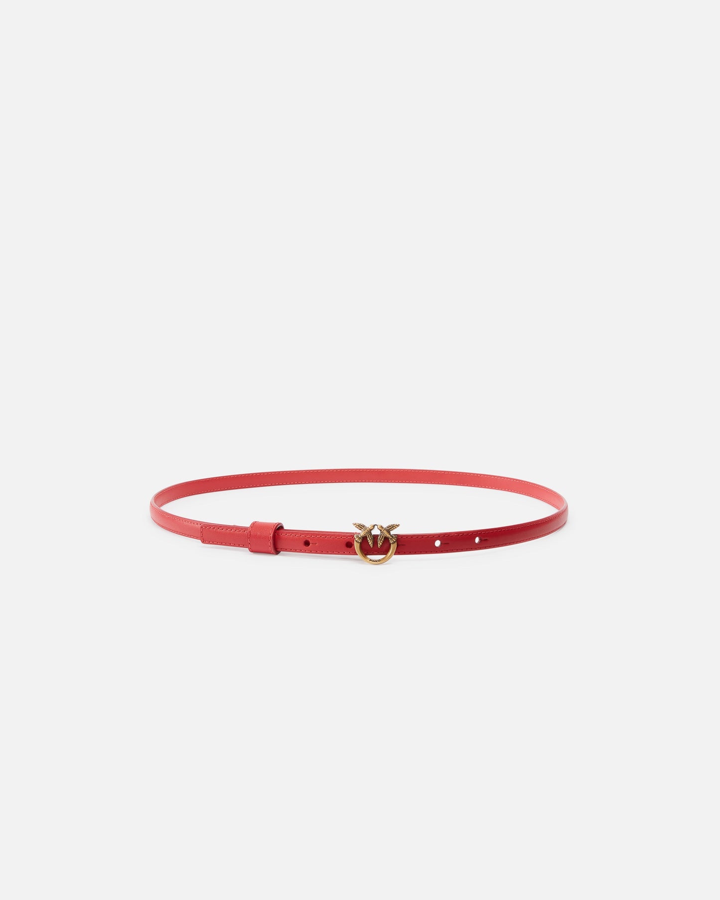 Thin belt with Love Birds buckle, 1cm