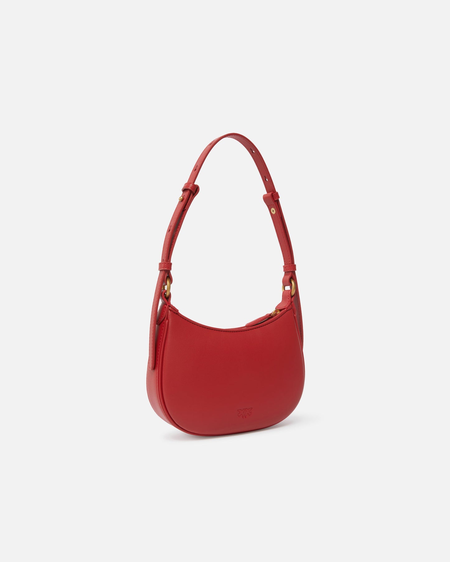 Half Moon baby leather shoulder bag