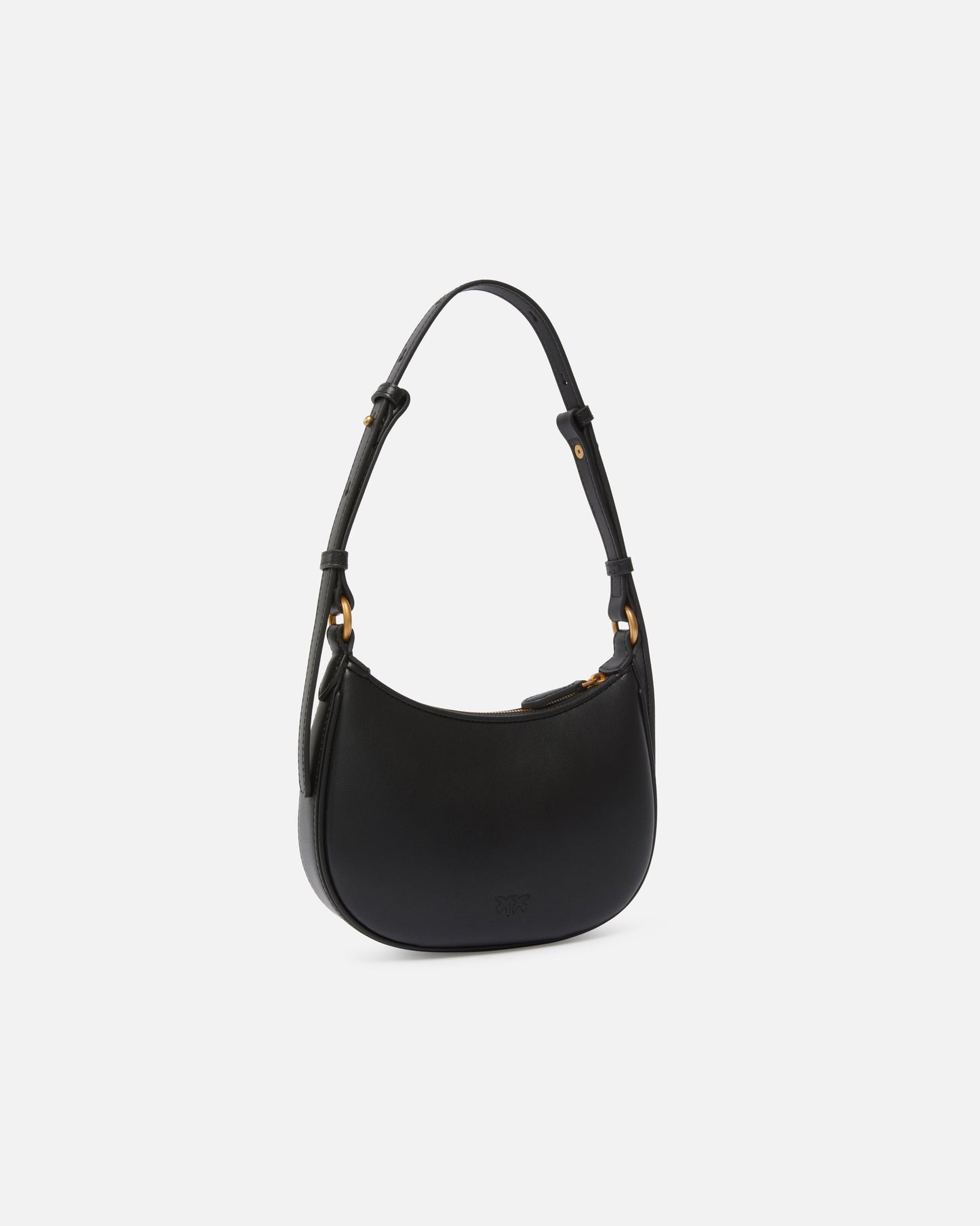 Half Moon baby leather shoulder bag