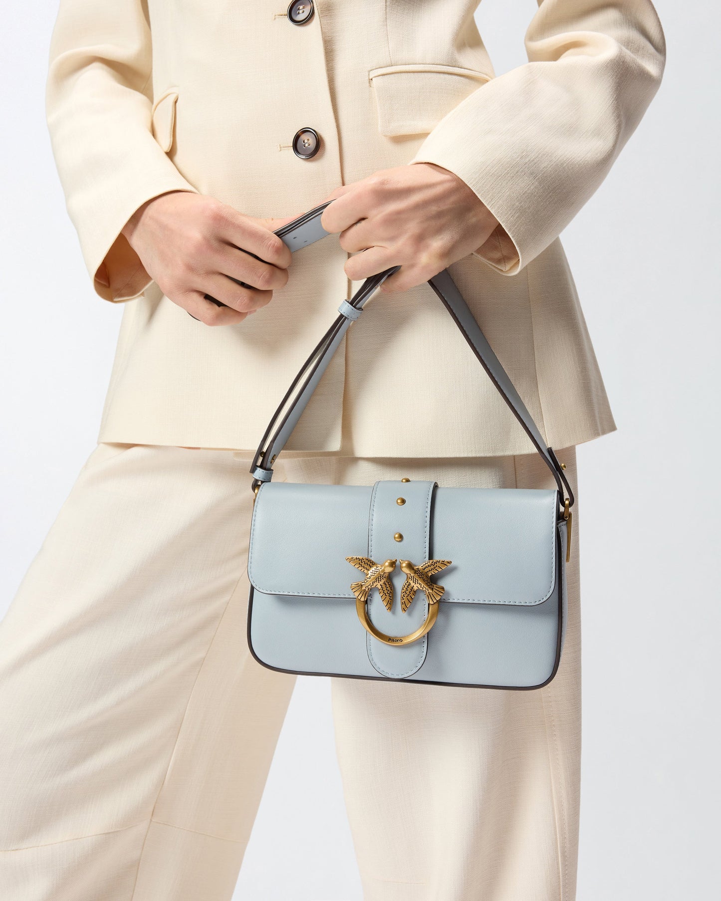 Soft leather shoulder bag Mini Love Bag