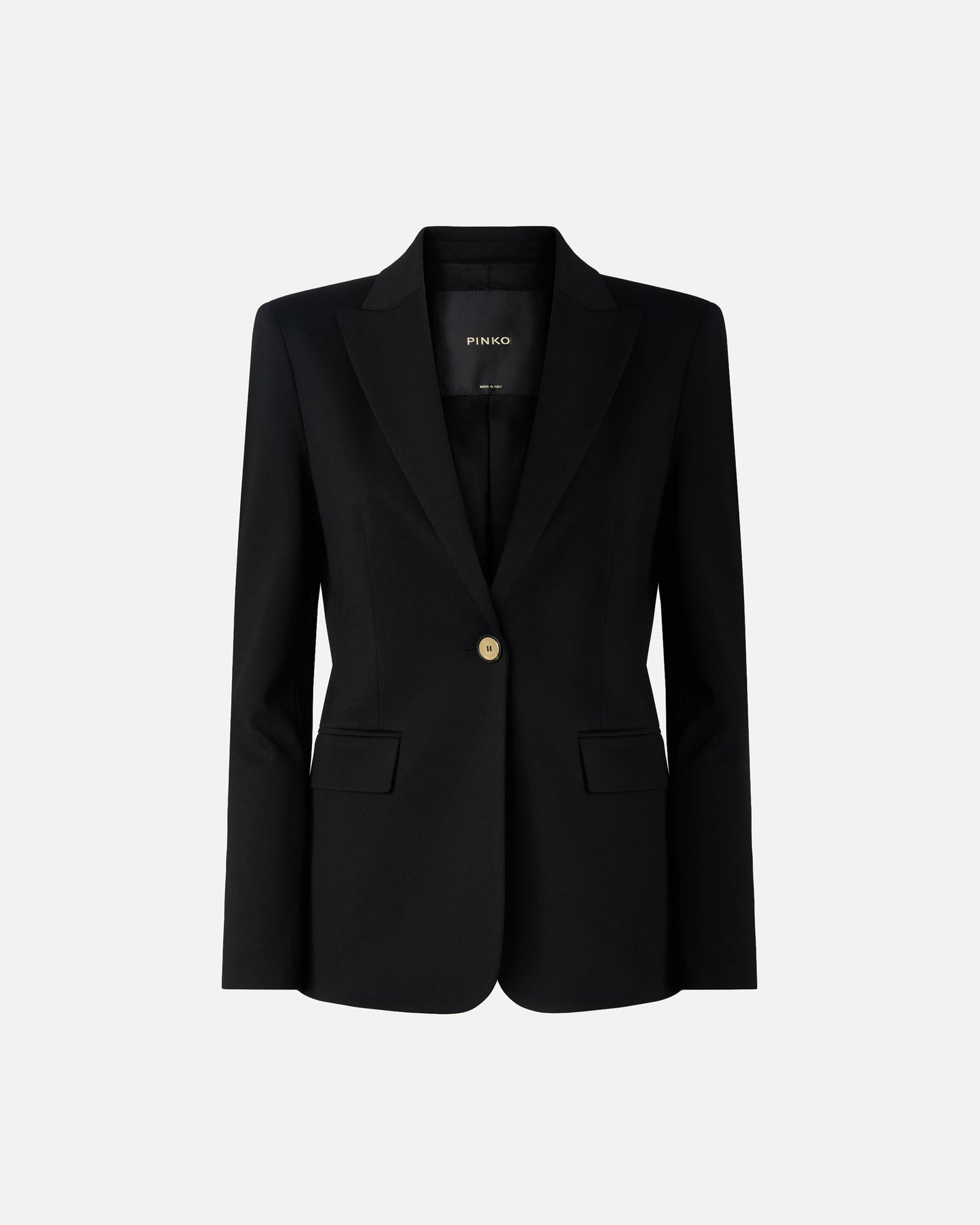 Fitted jacket with gold-coloured buttons