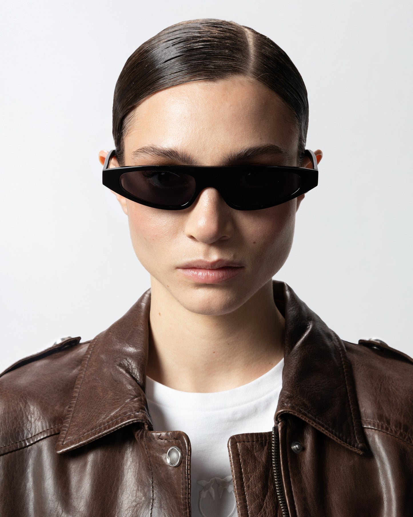 Elongated sunglasses