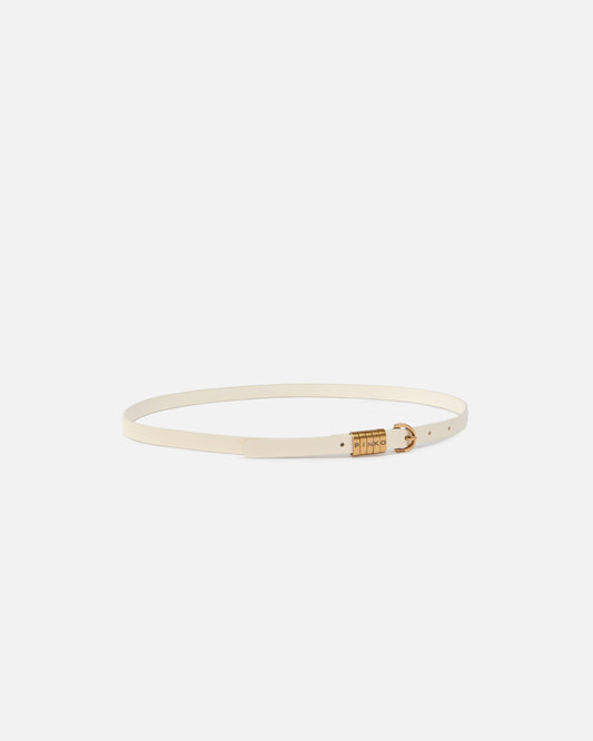 1.2-cm belt with logo lettering logo