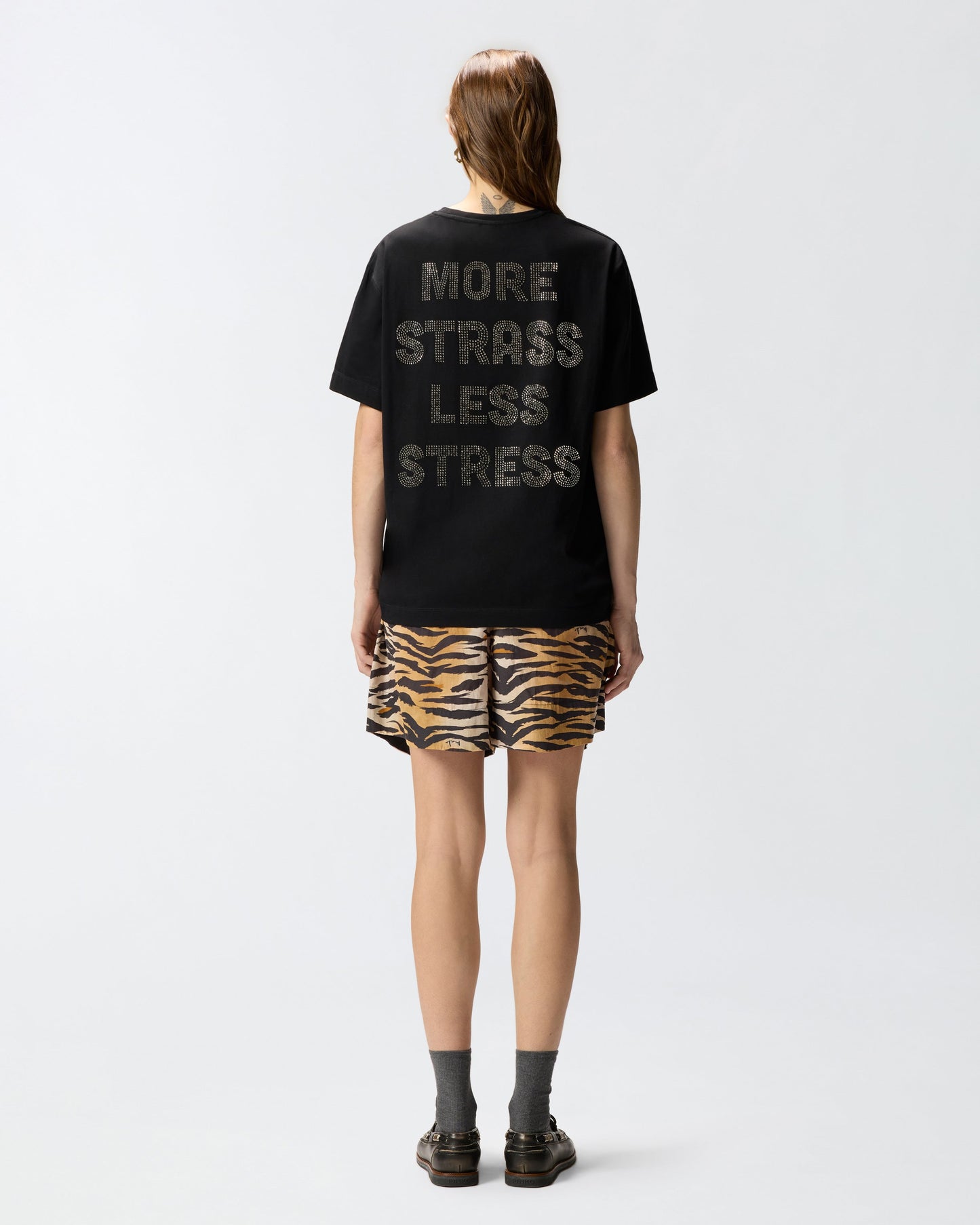 More Strass Less Stress T-shirt