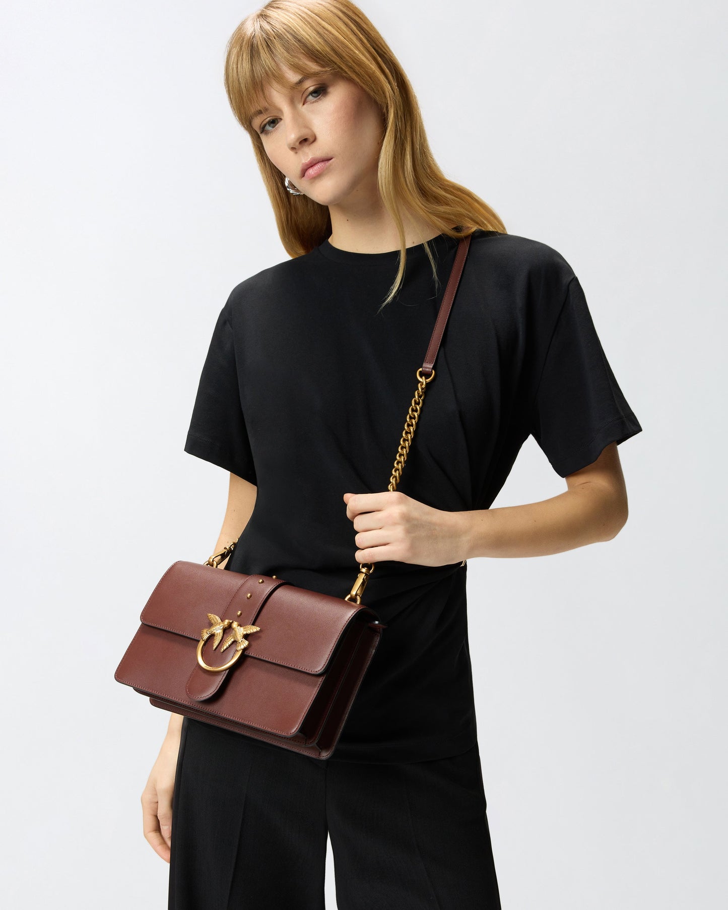Love Bag One medium handbag in leather