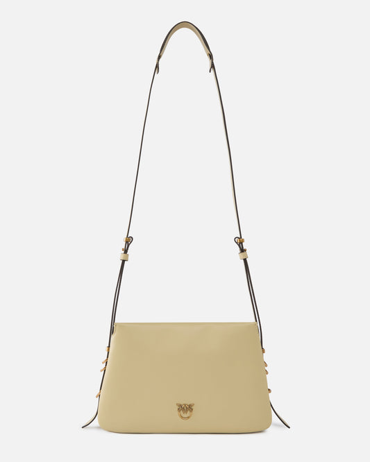 Mini One, Two, Three Bag in leather with shoulder strap