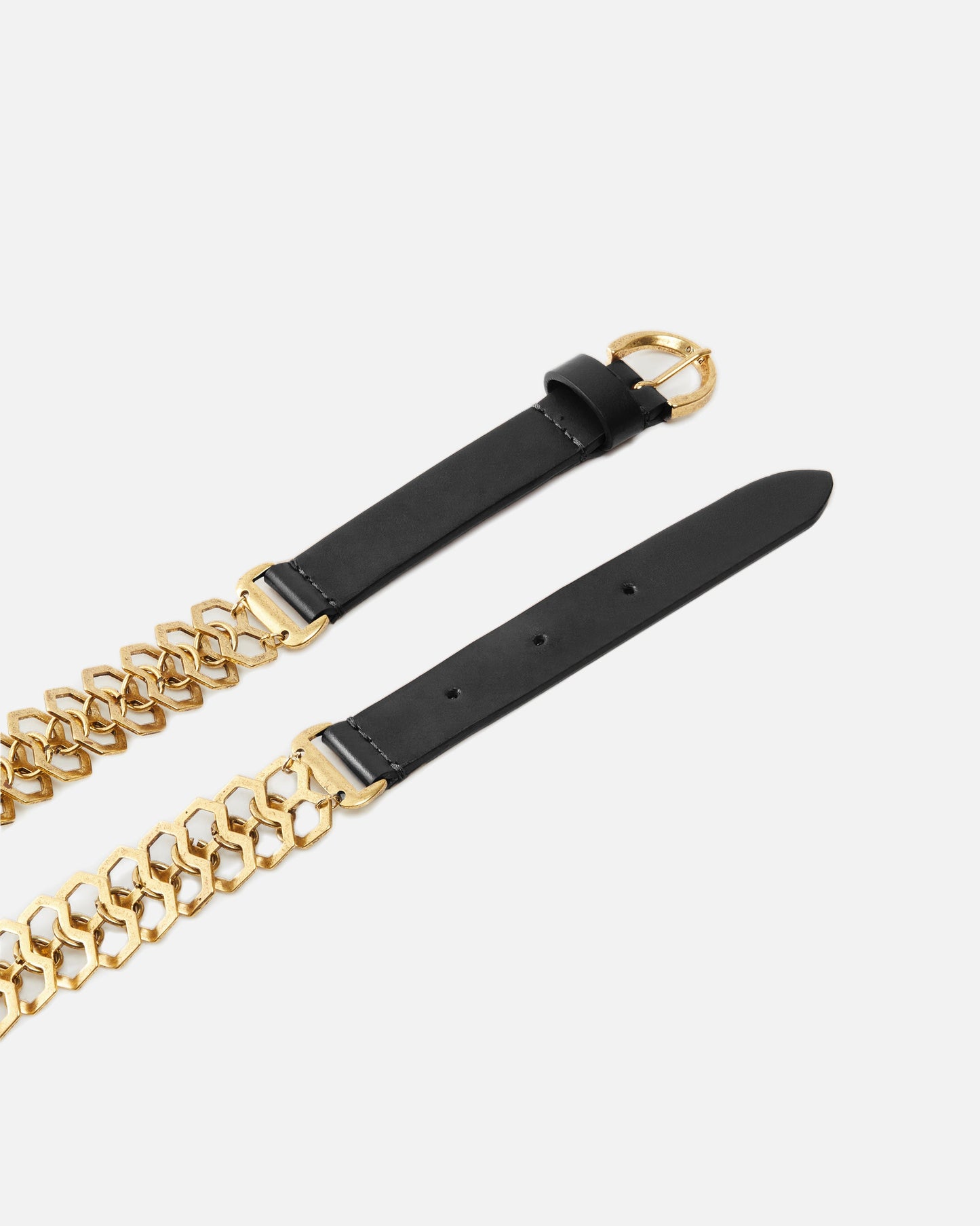 Belt with chain insert, 2 cm
