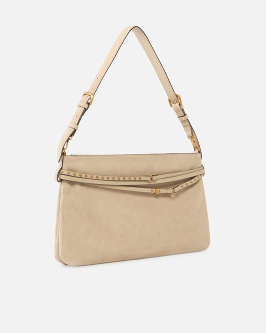 Belt Bag Big large shoulder bag in suede