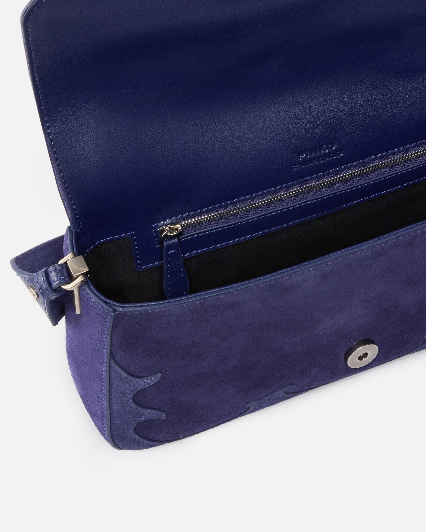 Love Bag One Slouchy medium shoulder bag in suede with inlays