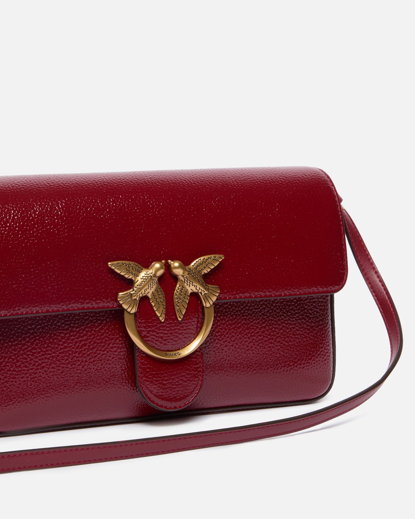Love Bag One Slouchy medium shoulder bag in tumbled leather