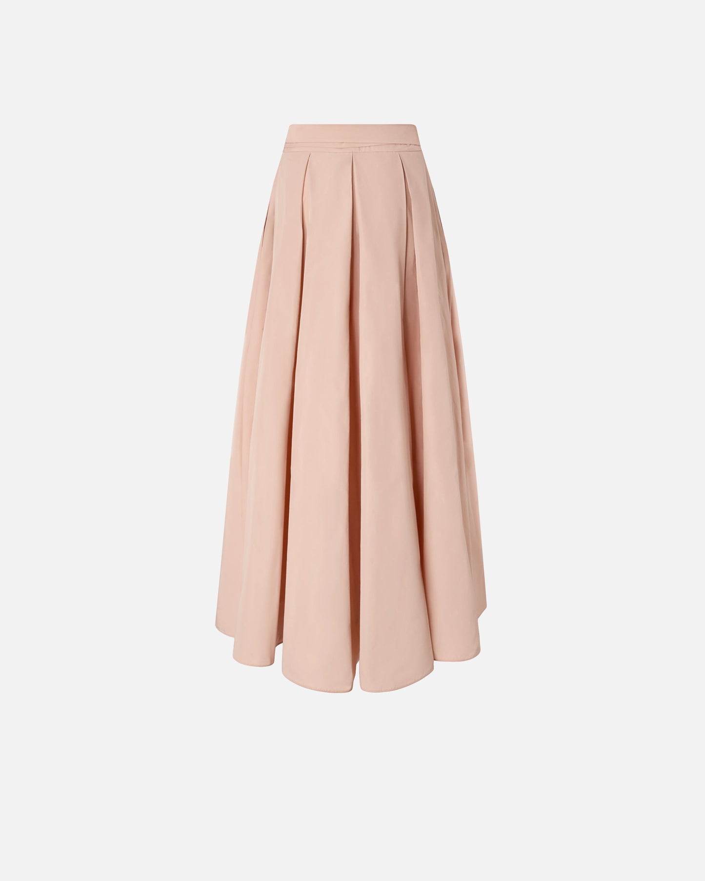 Long wrap skirt with bow