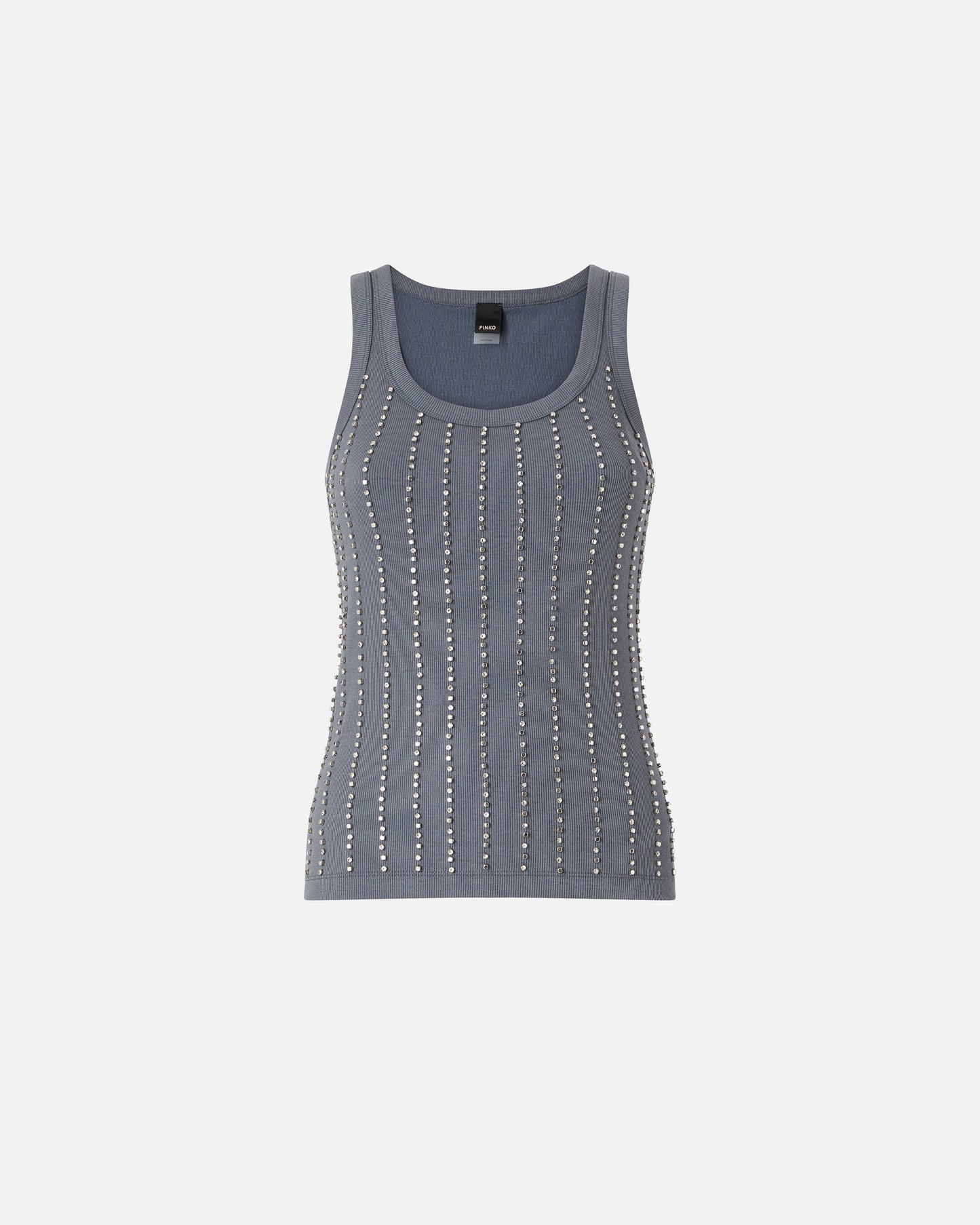 Vest top with jewel details