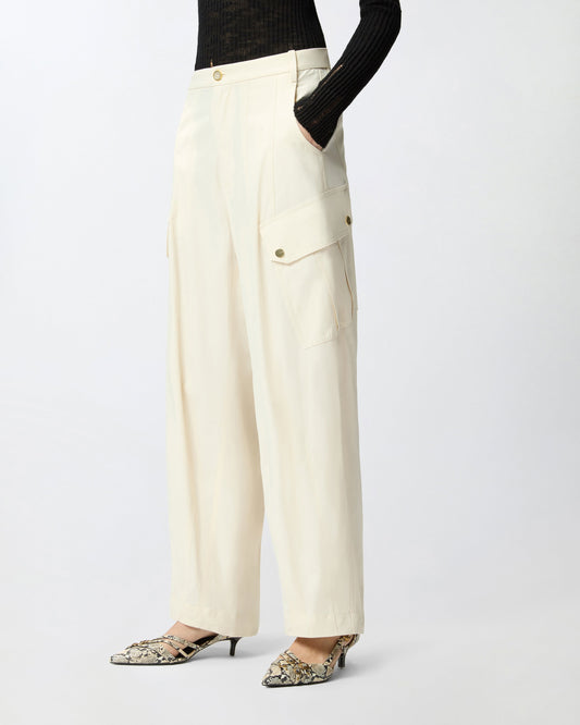 Flowing cotton trousers