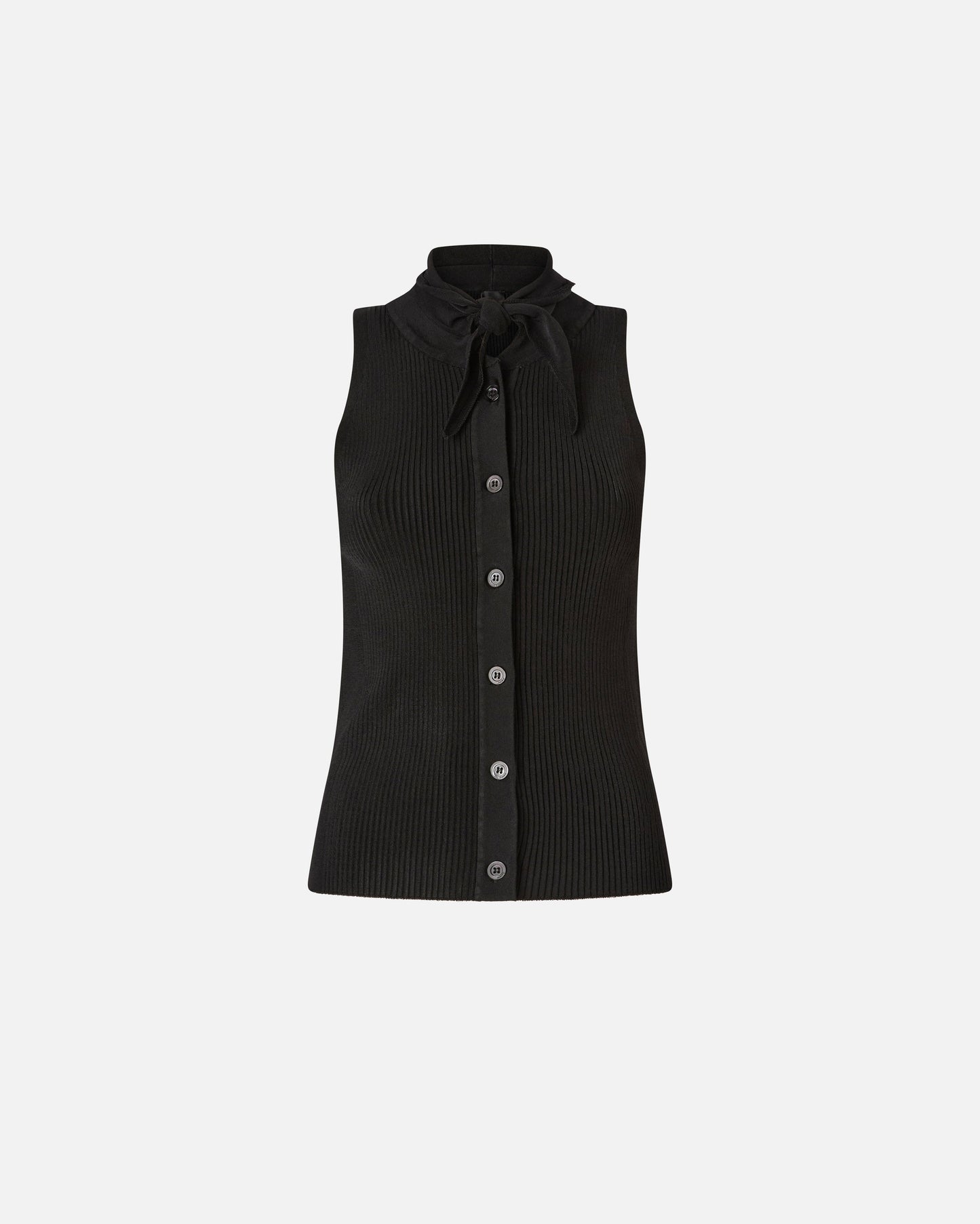 Top with bandana knot and buttons