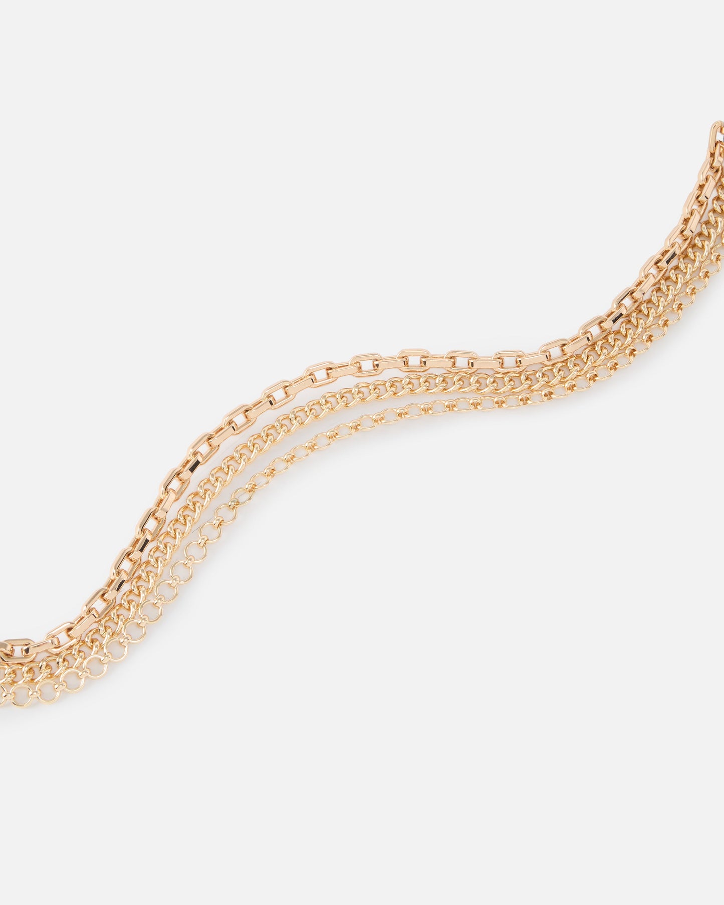 Studded belt with crossover effect, 1 cm