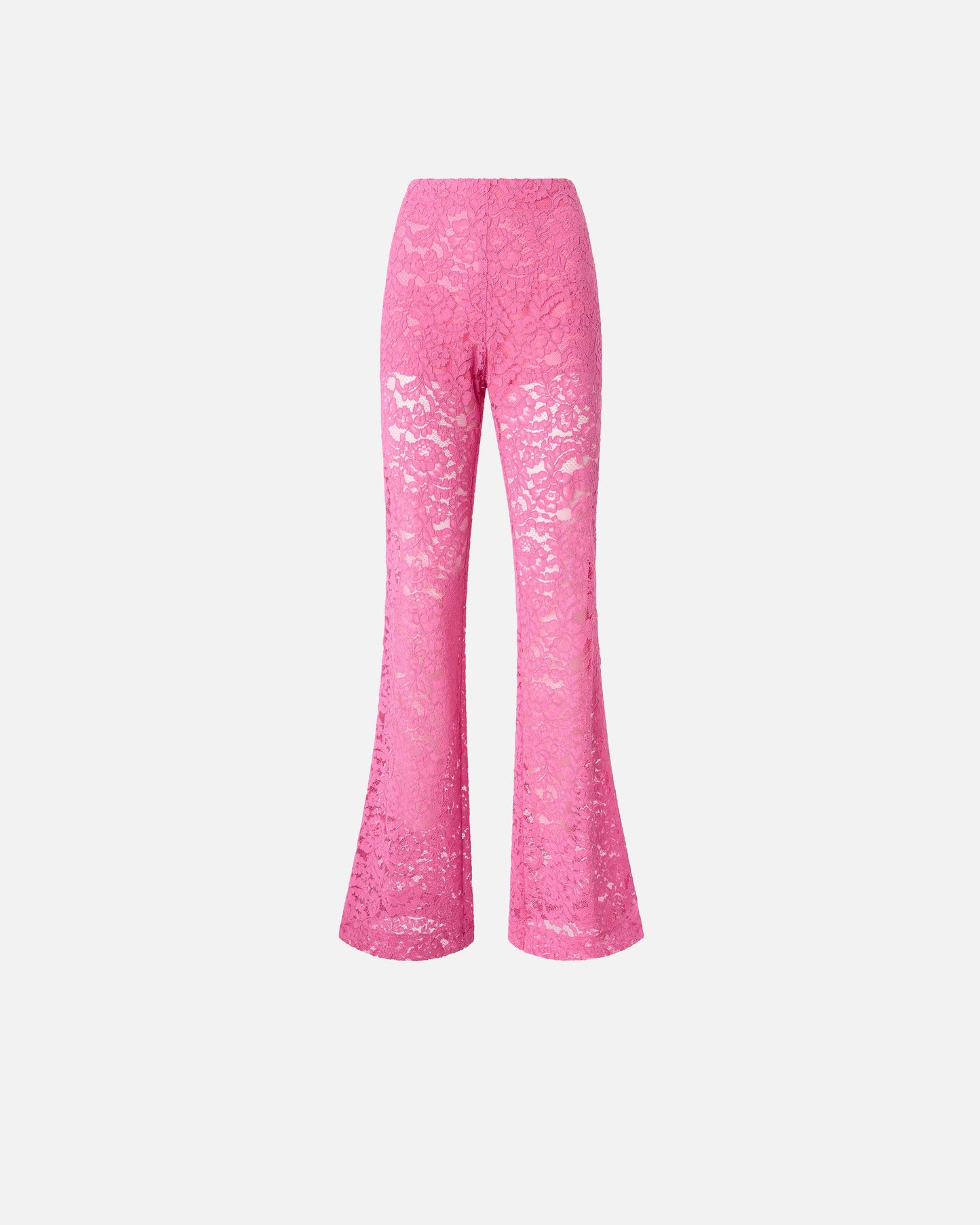 Flared lace trousers