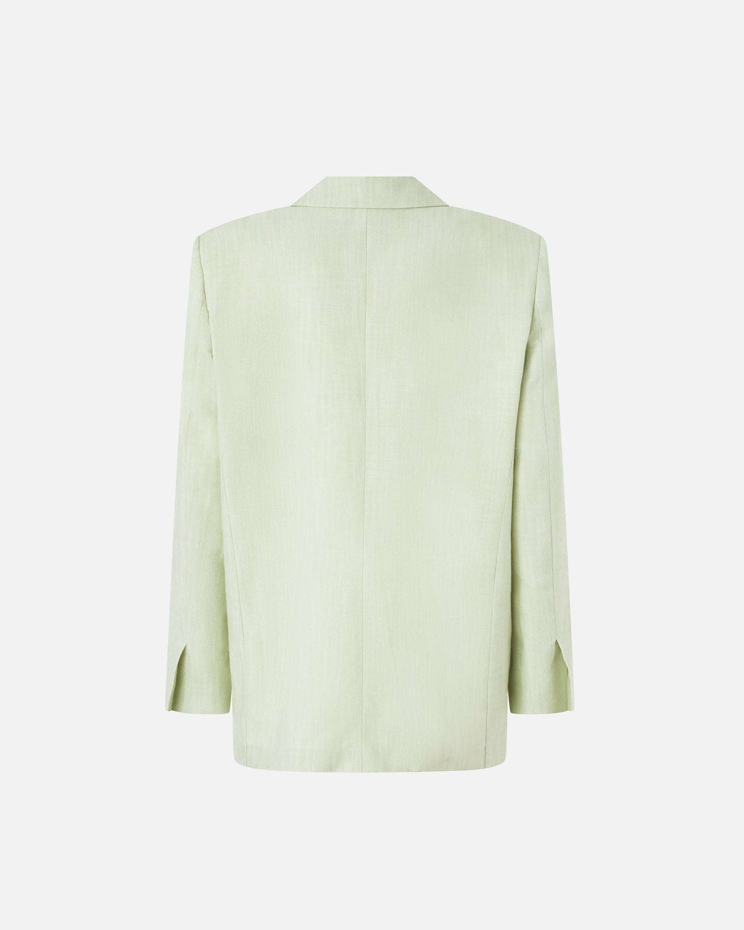 Single-breasted jacket with a rustic effect