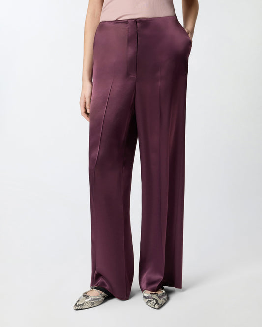 Satin trousers