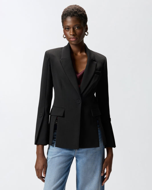 Jacket in technical canvas
