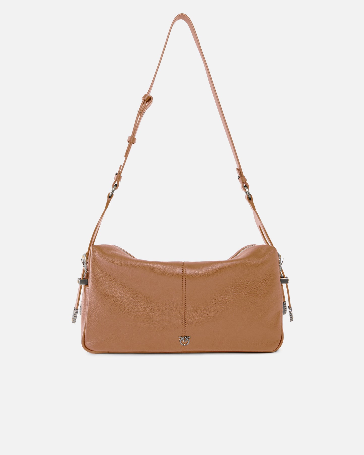 Keeper Bag medium shoulder bag in new biker leather