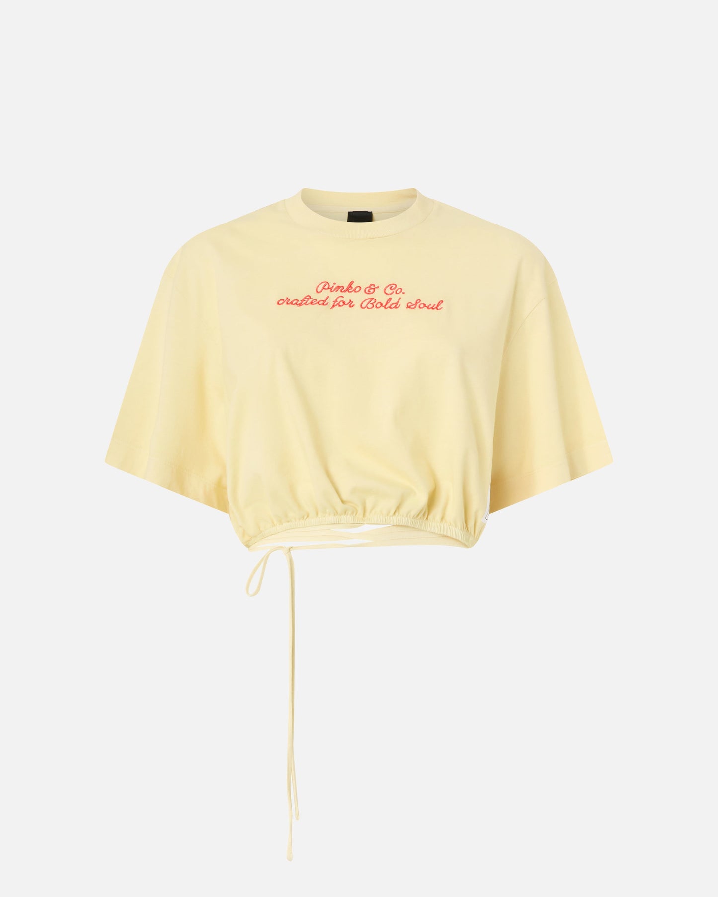 Crop top with logo lettering