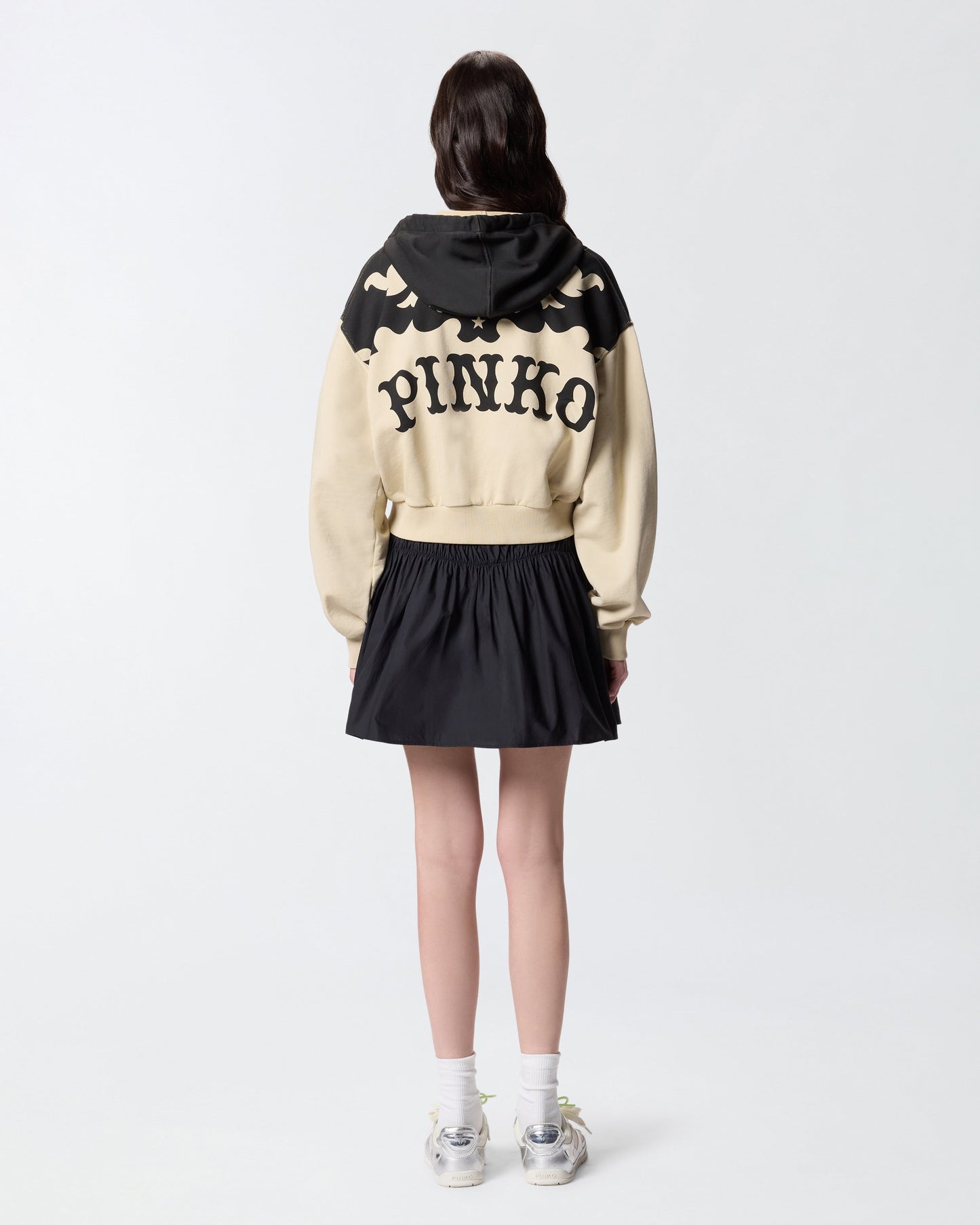 V-neck hoodie