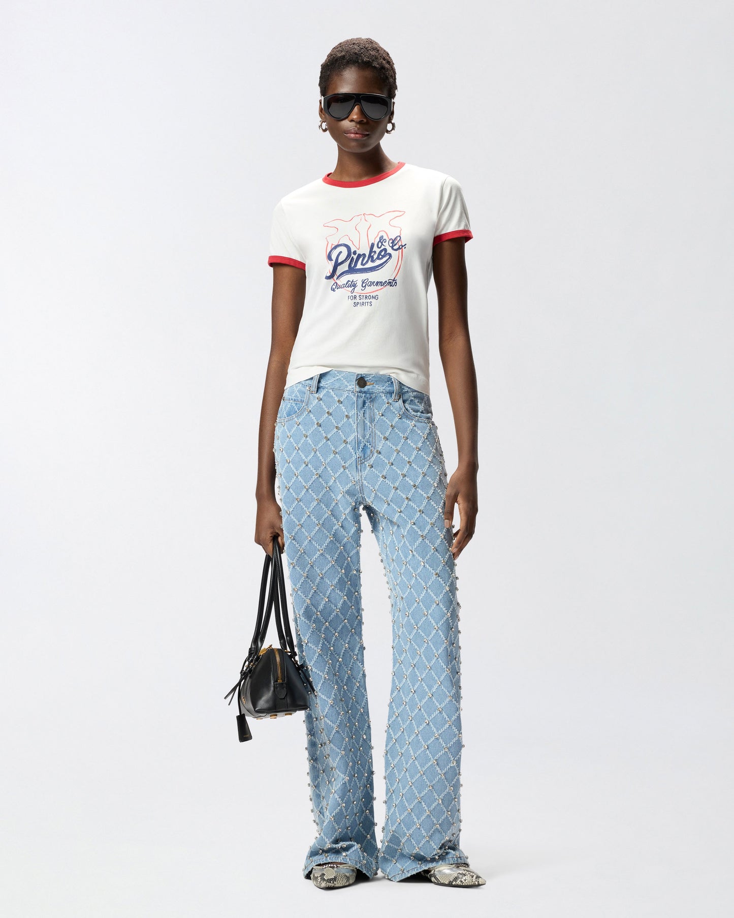 T-shirt with logo print