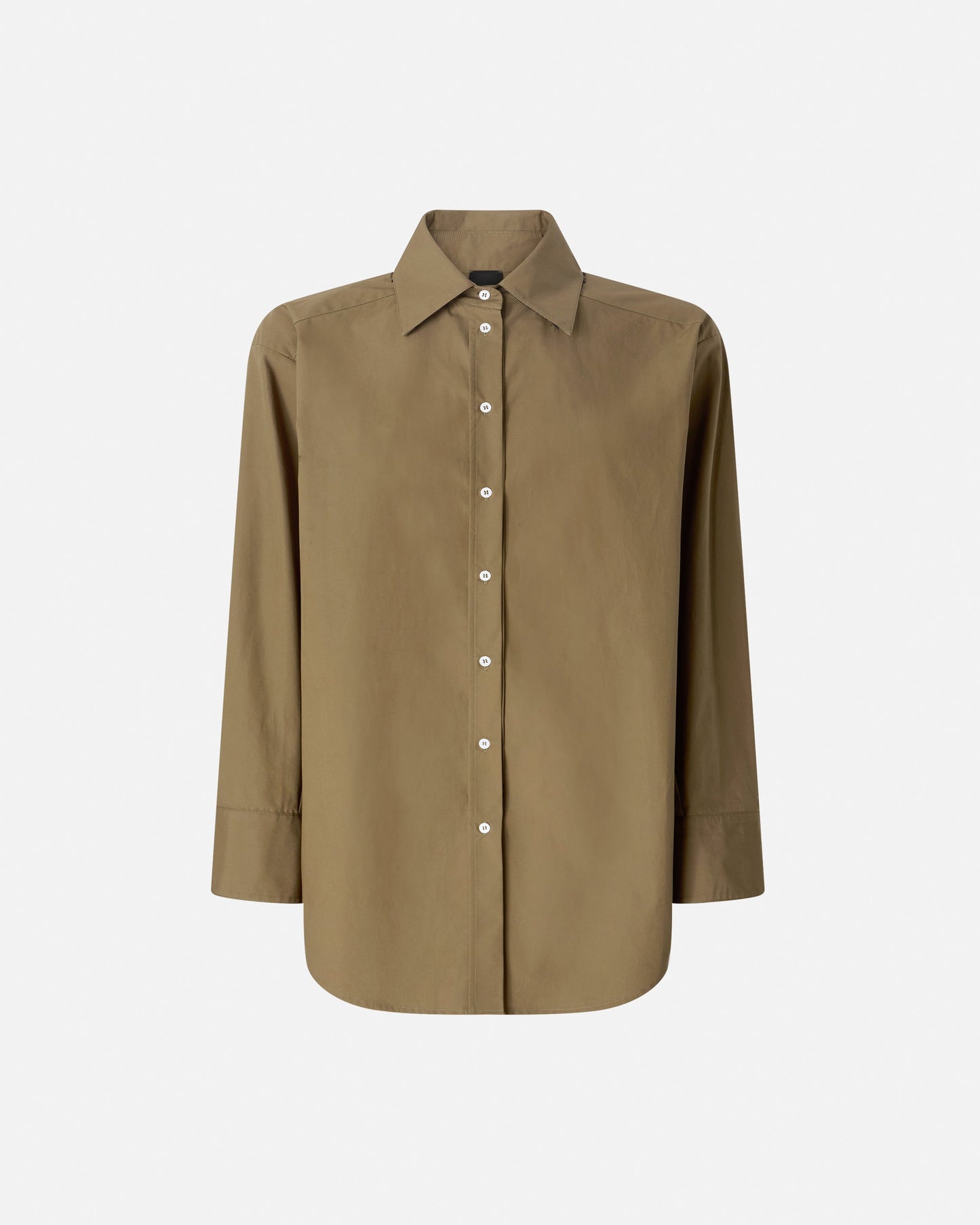 Poplin shirt with lace details