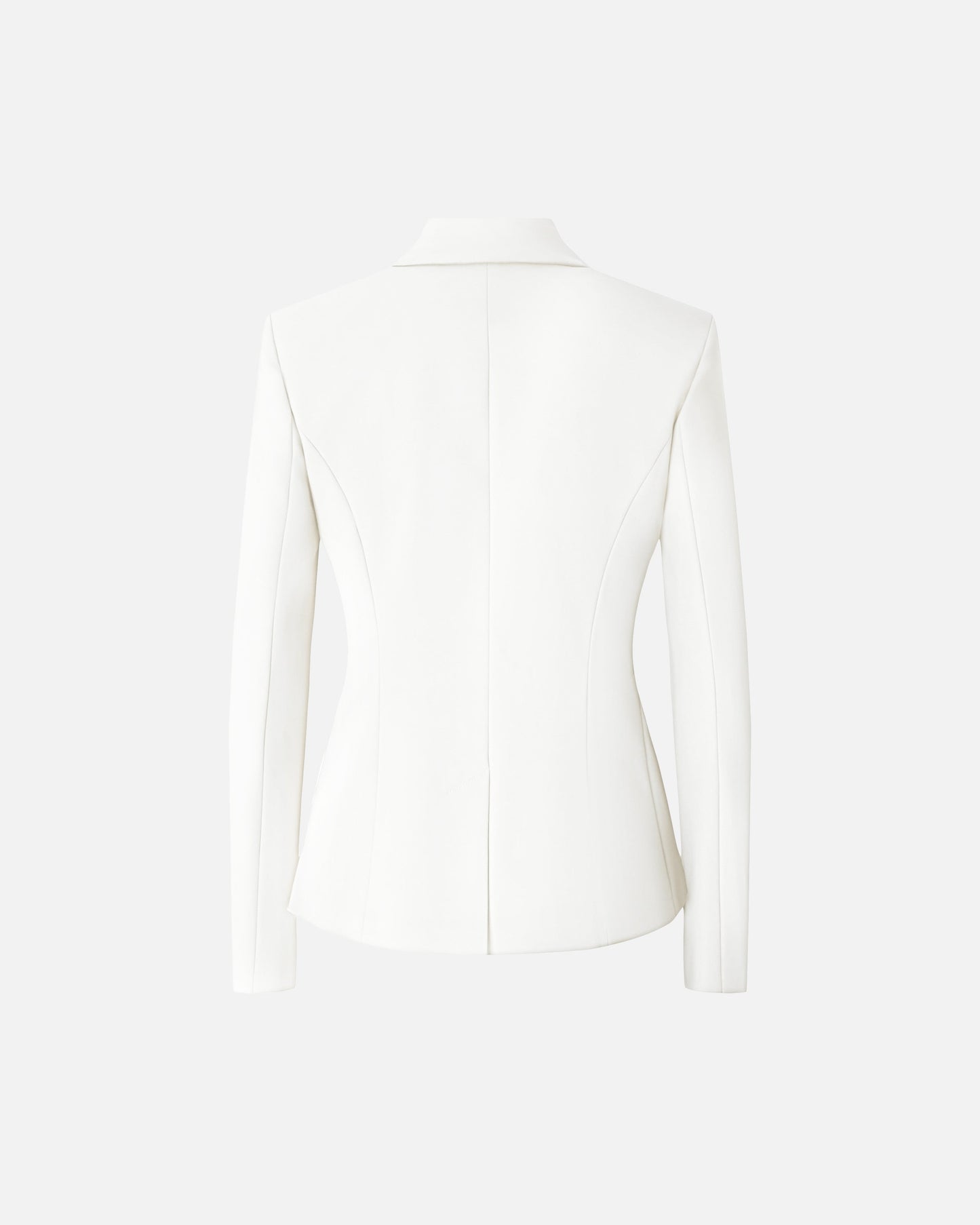 Jacket with rear slit